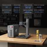 Monport GT 30W Graveur et machine de marquage laser à fibre séparé avec autofocus (150 mm × 150 mm) – Appareil