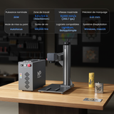 Monport GT 30W Graveur et machine de marquage laser à fibre séparé avec autofocus (150 mm × 150 mm) – Appareil