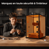 Boîtier de gravure laser monport pour intégration de lasers à fibre