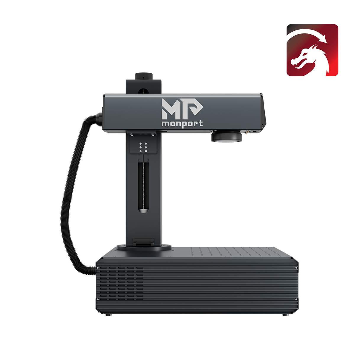 Monport GA Graveur & marqueur laser à fibre MOPA intégré amélioré 100W avec Mise au Point Automatique