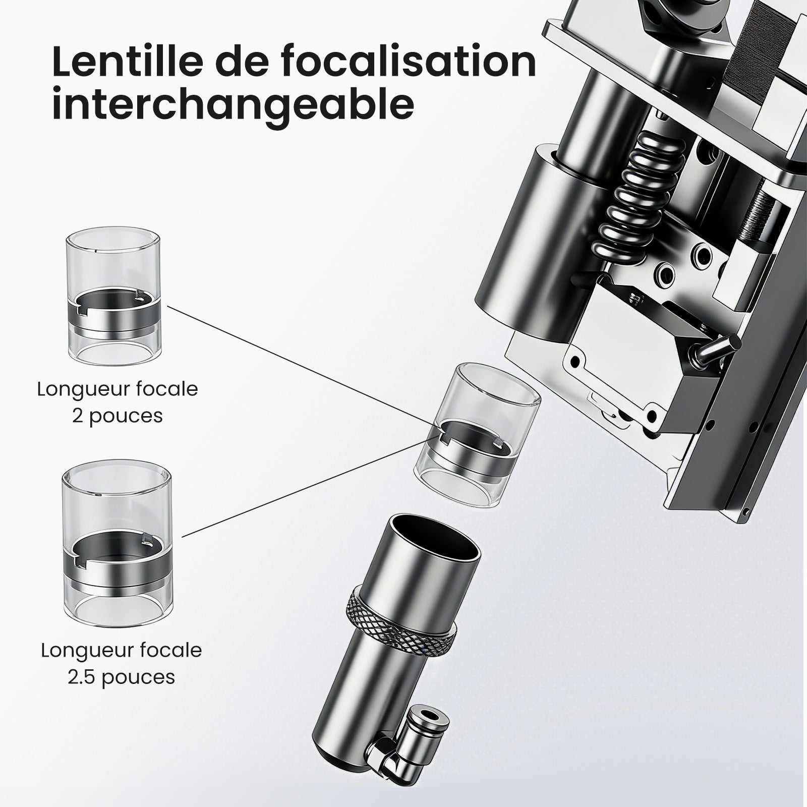 Monport MegaS – Mise à niveau de la série Mega : graveuse et découpeuse laser CO₂ 70 W avec précision intelligente