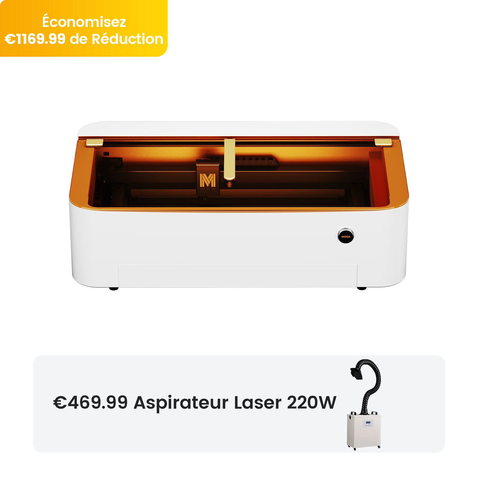 Monport Mega : La première machine à graver de bureau intelligente de 70 W au monde