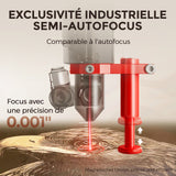 Monport Reno45 Pro Vision Graveur et Découpeur Laser CO2 de Bureau 45W (40×30 cm) avec Caméra HD 8MP et Mise au Point Automatique Assistée par Aimant