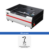Monport Reno45 Pro Vision Graveur et Découpeur Laser CO₂ de Bureau 45W (40×30 cm) avec Caméra HD 8MP, Mise au Point Automatique Assistée par Aimant et Système de Refroidissement par Eau Intégré