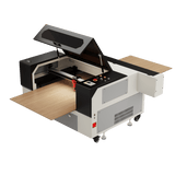 Monport 90W Machine à graver laser CO2 & cutter (500x700mm) avec autofocus et support