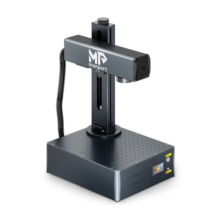 Monport GA Graveur & marqueur laser à fibre intégré amélioré 30W avec Mise au Point Automatique