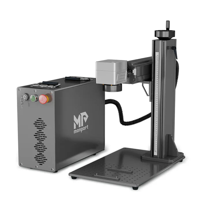 Monport 30W Graveur & marqueur laser à fibre (175 x 175 mm) GPro MOPA avec focalisation manuelle