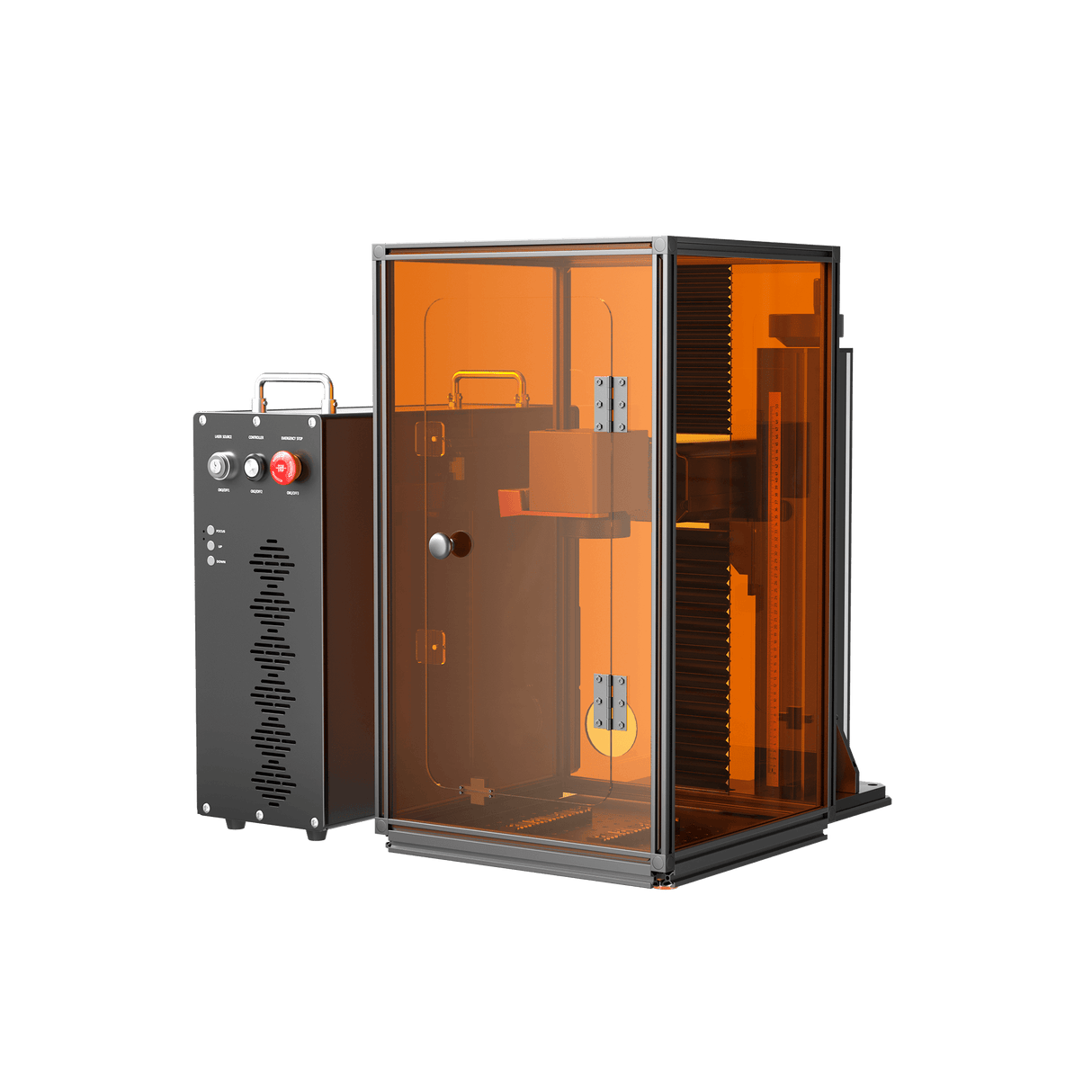 Monport GPro 200W MOPA Machine laser à fibre Vision – Avec système de vision pour un positionnement automatique, une gravure métallique précise et un marquage laser