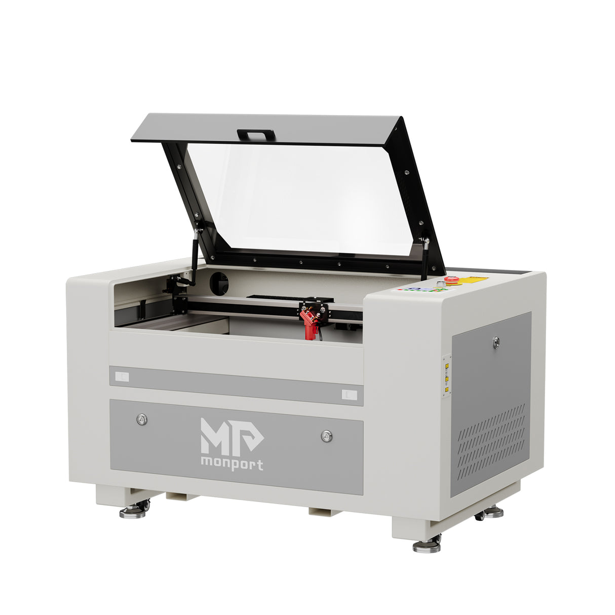 Monport 60W Machine à graver laser CO2 & Cutter (600 x 400mm) Surface de gravure avec autofocus