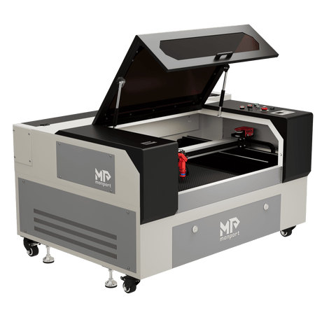 Monport 90W Machine à graver laser CO2 & cutter (500x700mm) avec autofocus et support