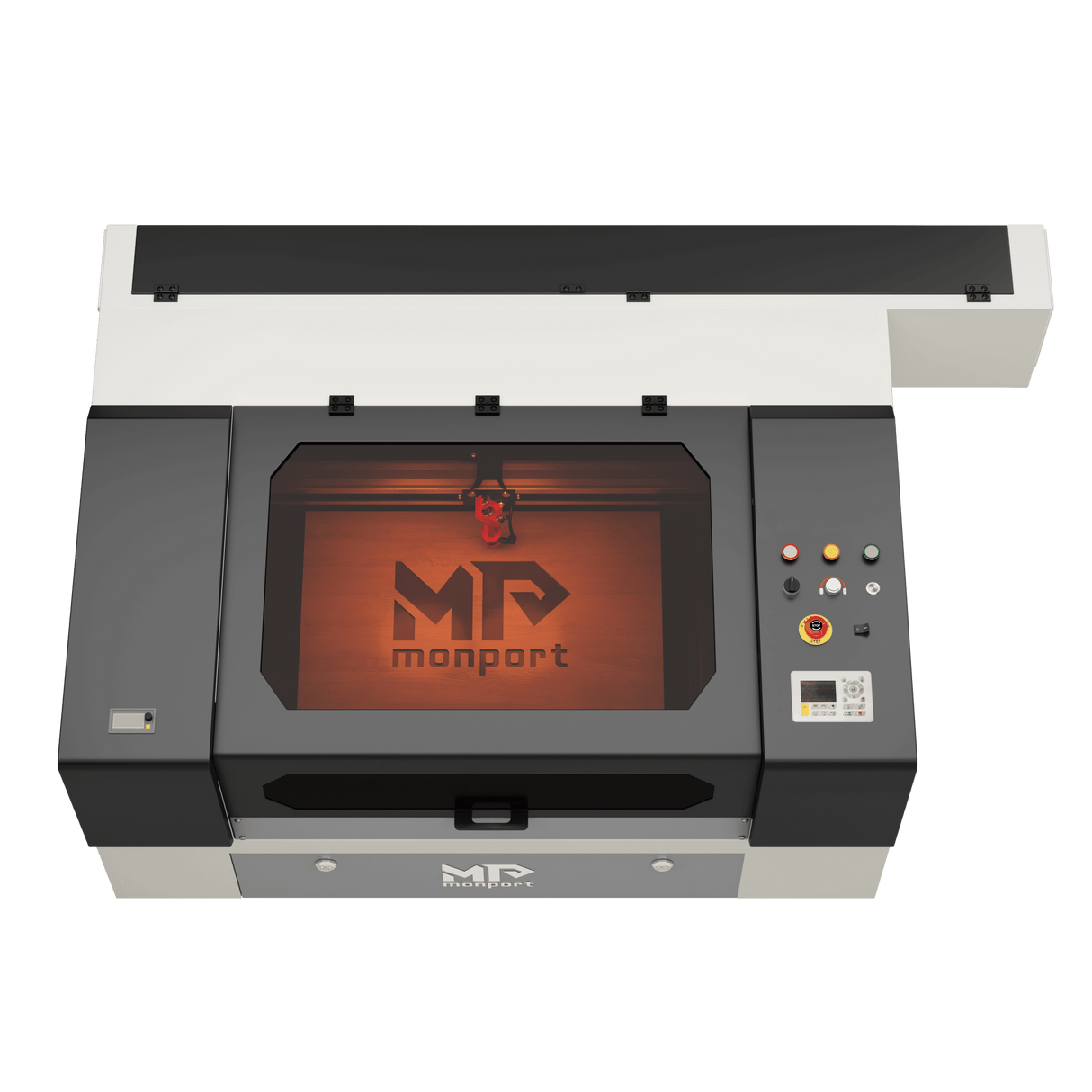 Monport 80W Machine à graver laser CO2 & Cutter (500x700mm) avec autofocus