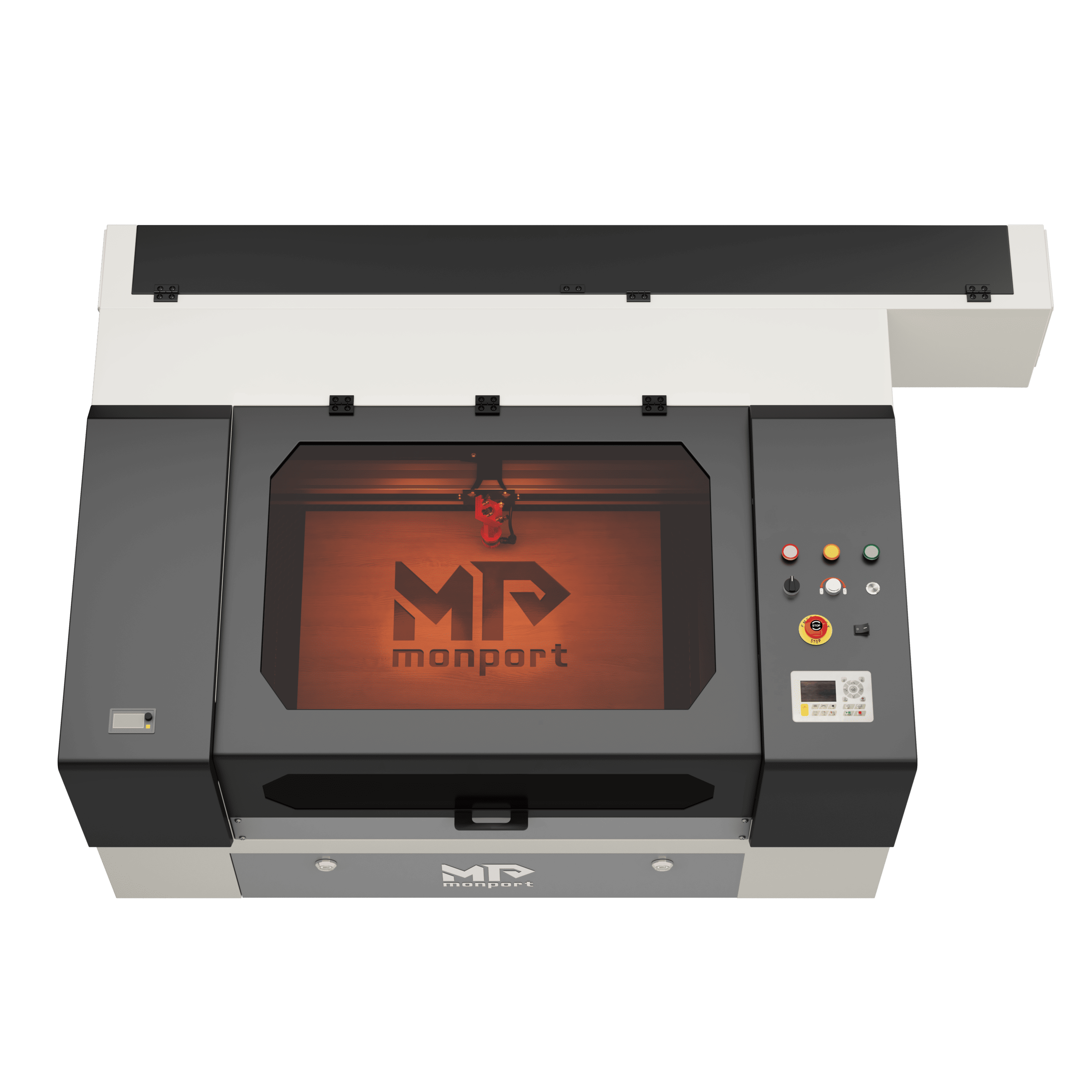 Monport 90W Machine à graver laser CO2 & cutter (500x700mm) avec autofocus