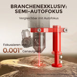 Machine de gravure et de découpe laser CO₂ de bureau Monport Reno 65 Pro (600x400mm) et 65 Pro Vision, équipée d'une caméra HD 8MP et d'une fonction de remplissage automatique intelligente