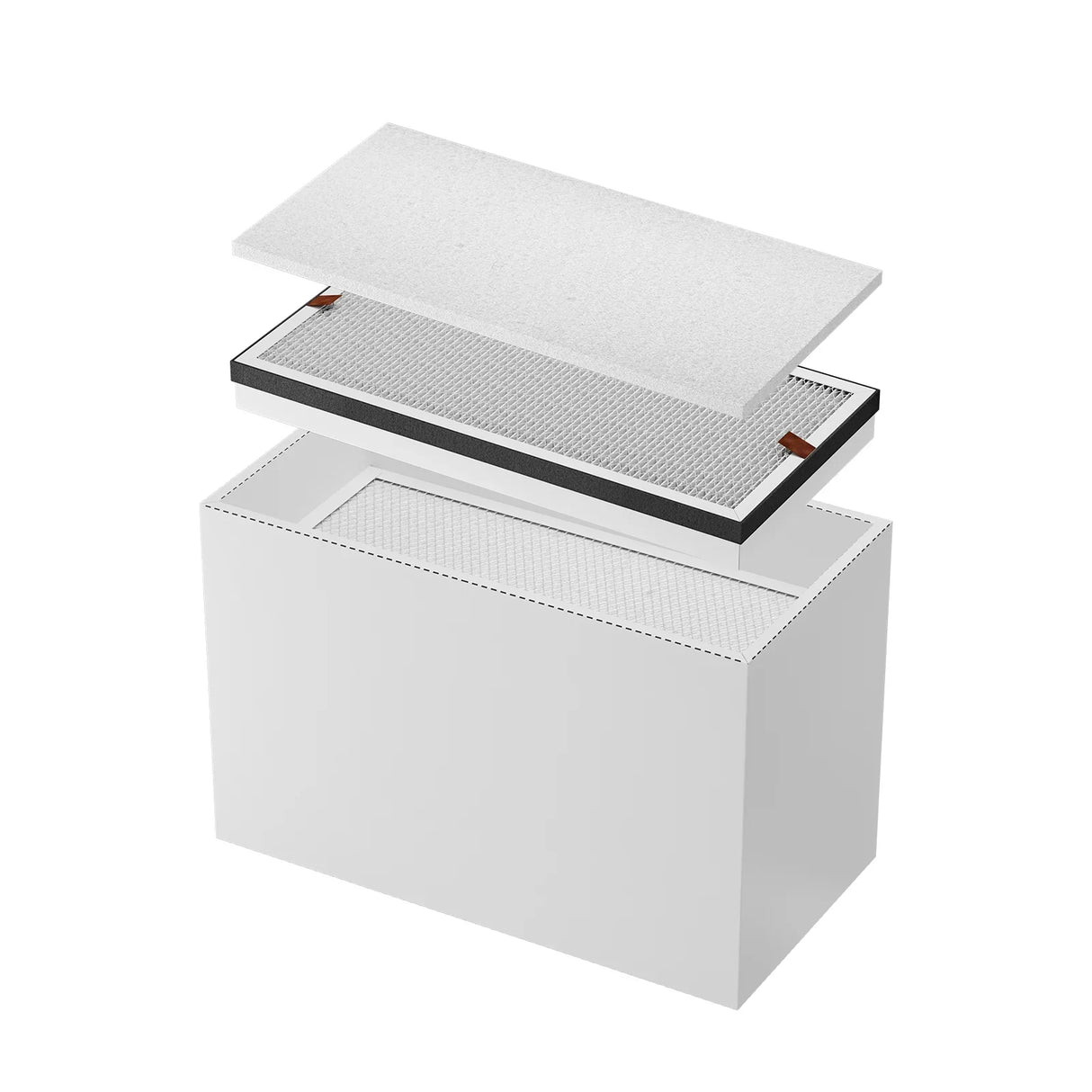 Jeu de filtres à cartouches à 3 couches Monport pour purificateur de fumées 220W