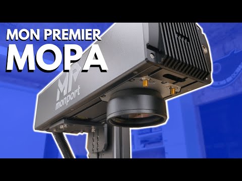 Monport GA Graveur & marqueur laser à fibre MOPA intégré amélioré 60W avec Mise au Point Automatique